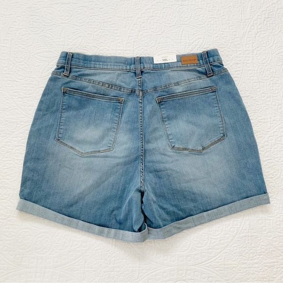 Judy Blue Mazie Pull-On High Rise Denim Shorts - Picture 4 of 6
